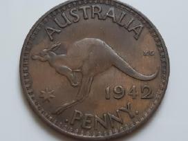 Australija 1 pensas 1942 Bombėjus