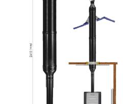 Pirties Kamino Komplektas 2,4m Šiltintas Black