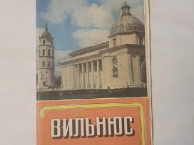 Senas žemėlapis Vilniaus schema 1989 m.