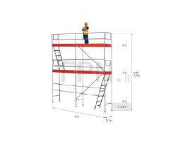 Naudoti fasadiniai pastoliai 35m2