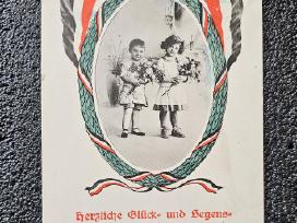 1914 - 15 m. vokiška atvirutė. (Originalas)