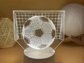 3D optinės iliuzijos LED naktinė lempa