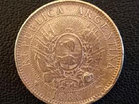 (583) 2 centavai 1888m. Argentina.