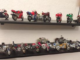 Moto modeliuku kolekcija motociklu diecast