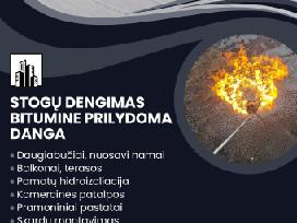 Stogų dengimas bitumine prilydoma danga