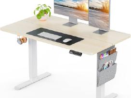 Elektrinis reguliuojamo aukščio stalas 120x60cm