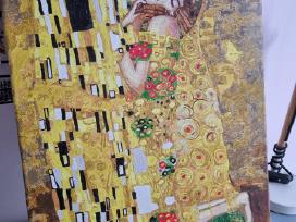 Gustav Klimt bučinys. Piešimas pagal numerius.