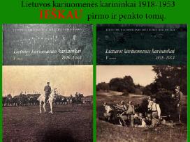 Ieškau „Lietuvos kariuomenės karininkai 1918–1953“
