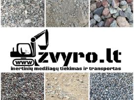 Žvyras ir skalda su pristatymu Klaipėdoje!
