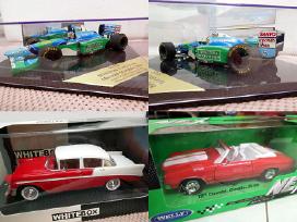 1:24 Įvairių automobilių modeliai