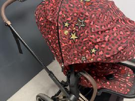 Cybex Priam V4 vežimėlis Fashion Rockstar 3in1