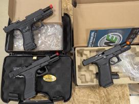 Airsoft Glock Gbb pistoletai, nauji su atatranka