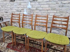 Vintaźinės mid century bukmedžio kėdės