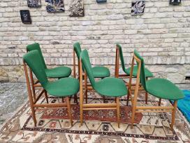 Vintažinės mid century Space Age autorinės kėdės