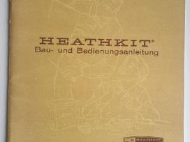 "Heathkit" signalų generatoriaus instrukcija