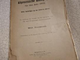Altpreussische Bibliographiefür das Jahr 1908.