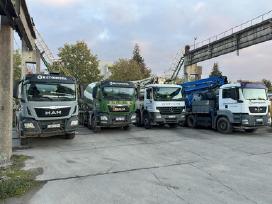 Betono siurblys. Betonvežio paslaugos