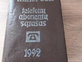 Telefonų knyga 1992m. Klaipėdos m.