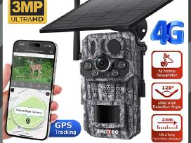 Medžioklinė kamera 4G su GPS funkcija, gyvūnų Ai