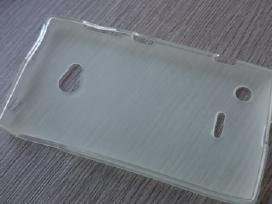 Nokia N720 silikoninis dėklas. Plėvelės.