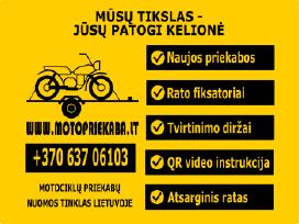 Moto priekabos nuoma Palangoje/ Kretingoje nuo 15€