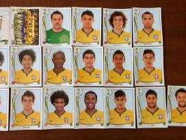 Panini 2014 Pasaulio Futbolo Čempionato Lipdukai