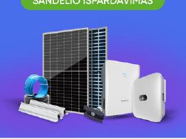 Saulės modulių, inverterių išpardavimas