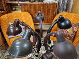 Vintažinės mid century bakelitinės stalo lempos
