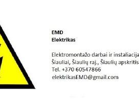 Elektrikas Šiauliai / El. paslaugos,instaliacija.