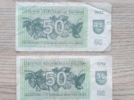 1991 metų retieji talonai Tetervinai