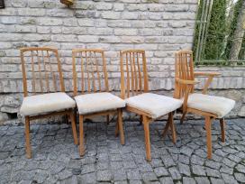 Vintažinės Mid Century bukmedžio kėdės Casala