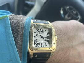 Cartier santos 100 XL, 18k, yellow gold