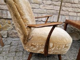 Vintažinis mid century bukmedžio fotelis
