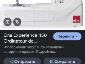 Parduodu siuvimo masina Elna experience 450