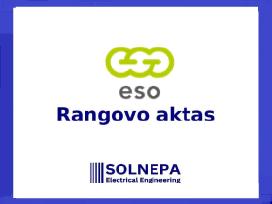 Rangovo aktas. Eso projektų rengimas, matavimai