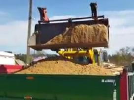 Skalda kiemui, įvažiavimams, žvyras, juodžemis