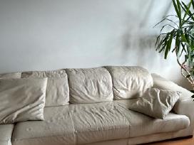 Dovanoju odinė sofa-kampas