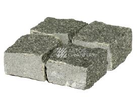 Granitinės trinkelės Gabro (t.pilkos) 10x10x5 cm