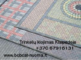 Trinkelių klojimas klaipėda