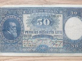 1928 metų 50 litų smetoniškas