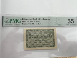Lietuvos banko 5 centai 1922 m.