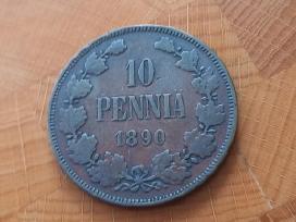 Suomija - Rusija 1890 10 peni