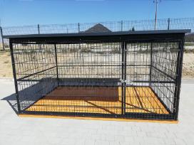 Voljeras Antracitas iš segmentinės tvoros
