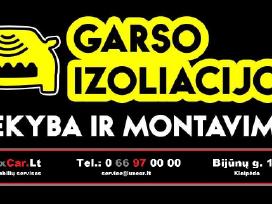 Garso ir vibro izoliacija automobiliams