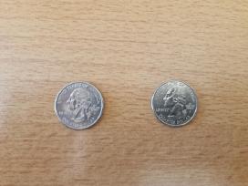 Quarter dollar monetos (2 vnt.)