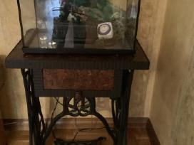 Akvariumas su filtru,apšvietimu.