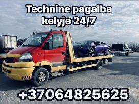 Tralas technine pagalba kelyje 24/7