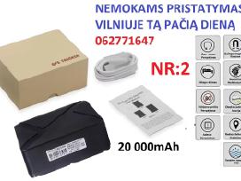 Galingas GPS seklys su 20800mah baterija Eu server