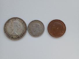 Canada 25 Cents 1954 Sidabras + 1951