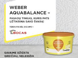 Statybinės Medžiagos - Weber Fasadų Tinkas